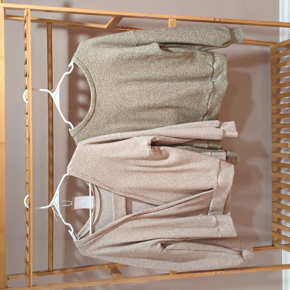 Super soft double cutout back sweater